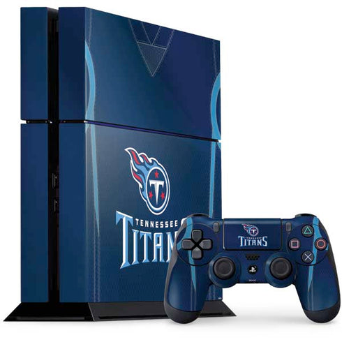 NFL Tennessee Titans Team Jersey PS4 Console and Controller Bundle Skin