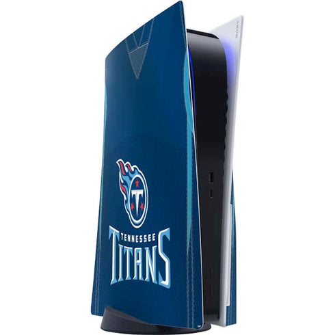 NFL Tennessee Titans Team Jersey PS5 Console Skin