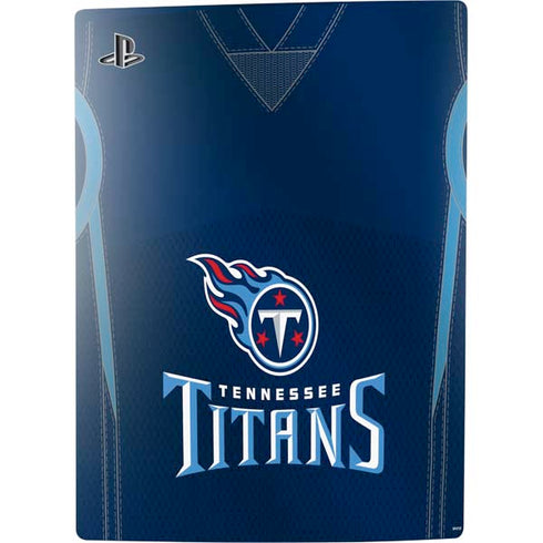 NFL Tennessee Titans Team Jersey PS5 Console Skin