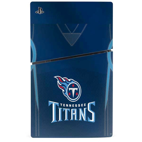 NFL Tennessee Titans Team Jersey PS5 Slim Disk Console Skin