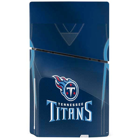 NFL Tennessee Titans Team Jersey PS5 Slim Disk Console Skin