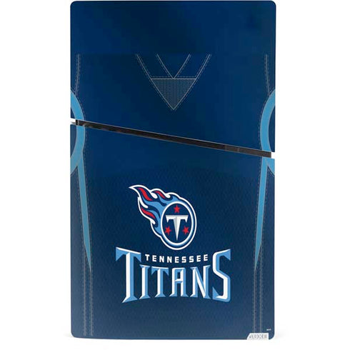 NFL Tennessee Titans Team Jersey PS5 Slim Digital Edition Console Skin