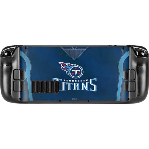NFL Tennessee Titans Team Jersey Steam Deck Handheld Gaming Computer Skin