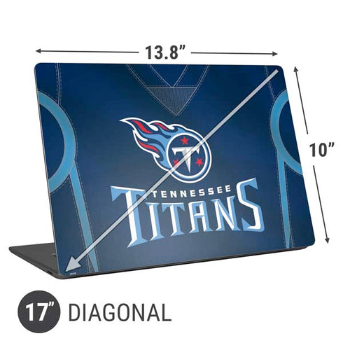 NFL Tennessee Titans Team Jersey Universal Laptop 17in (13.8 x 10in) Skin