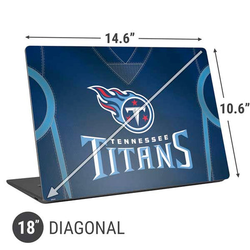 NFL Tennessee Titans Team Jersey Universal Laptop 18in (14.6 x 10.6in) Skin