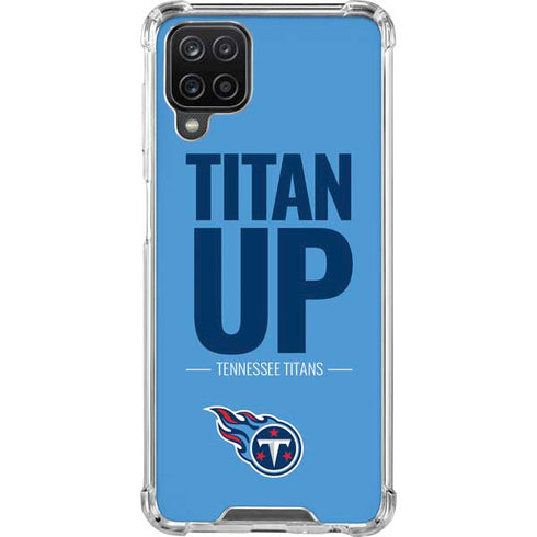 NFL Tennessee Titans Team Motto Galaxy A12 Clear Case