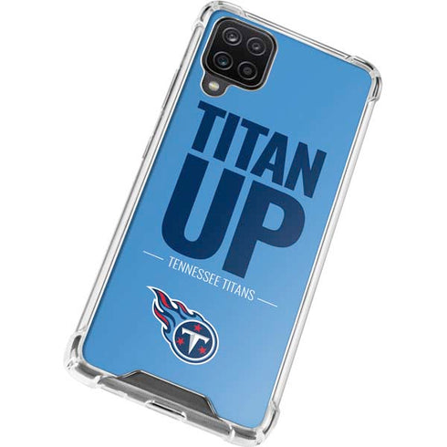 NFL Tennessee Titans Team Motto Galaxy A12 Clear Case