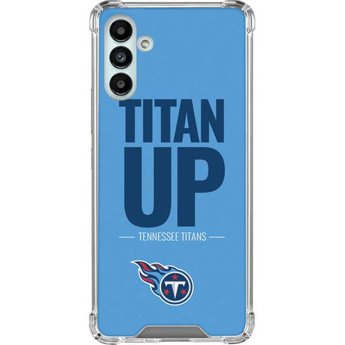 NFL Tennessee Titans Team Motto Galaxy A13 5G Clear Case