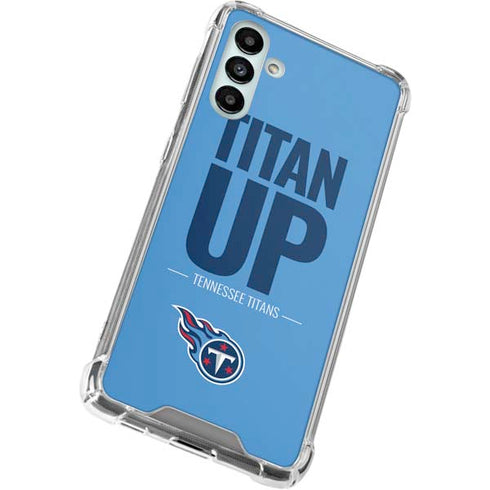 NFL Tennessee Titans Team Motto Galaxy A13 5G Clear Case