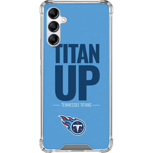 NFL Tennessee Titans Team Motto Galaxy A14 5G Clear Case