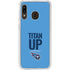 NFL Tennessee Titans Team Motto Galaxy A20 Clear Case