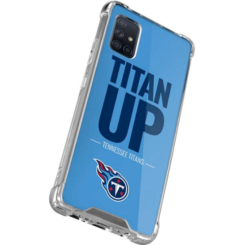 NFL Tennessee Titans Team Motto Galaxy A51 5G Clear Case