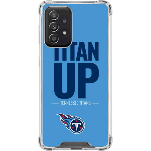 NFL Tennessee Titans Team Motto Galaxy A52 5G Clear Case