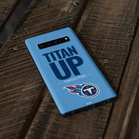 NFL Tennessee Titans Team Motto Galaxy S10 Plus Skin