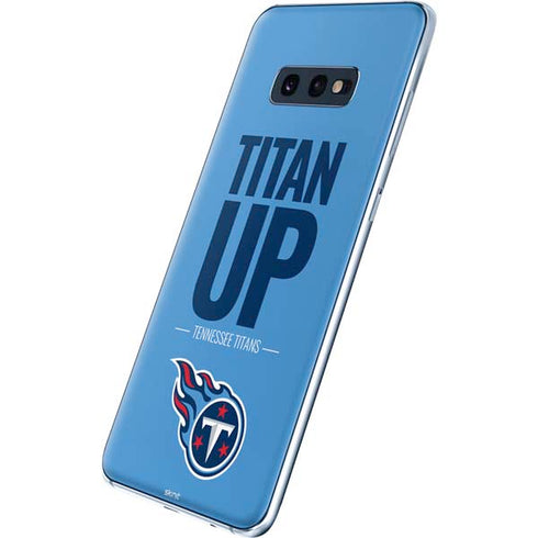 NFL Tennessee Titans Team Motto Galaxy S10e Skin