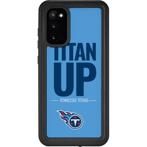 NFL Tennessee Titans Team Motto Galaxy S20 Waterproof Case