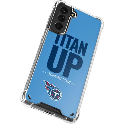 NFL Tennessee Titans Team Motto Galaxy S21 5G Clear Case