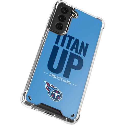 NFL Tennessee Titans Team Motto Galaxy S21 Plus 5G Clear Case