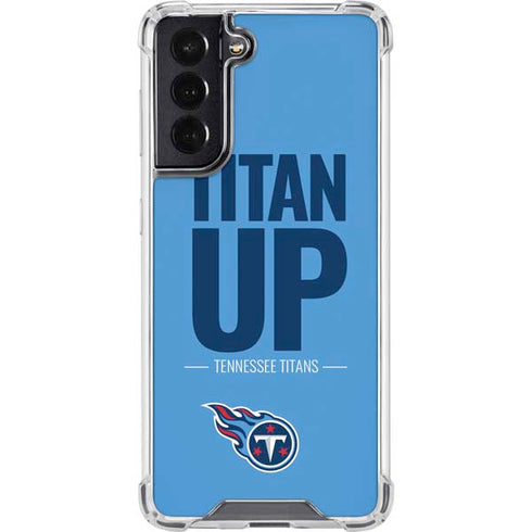NFL Tennessee Titans Team Motto Galaxy S22 Clear Case