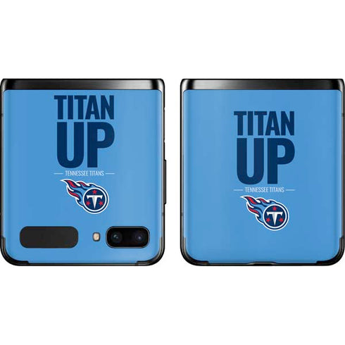 NFL Tennessee Titans Team Motto Galaxy Z Flip Skin