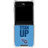 NFL Tennessee Titans Team Motto Galaxy Z Flip5 5G Clear Case