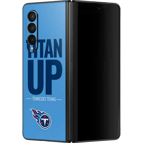 NFL Tennessee Titans Team Motto Galaxy Z Fold3 5G Skin