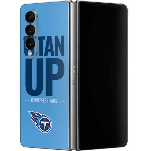 NFL Tennessee Titans Team Motto Galaxy Z Fold4 5G Skin