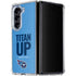 NFL Tennessee Titans Team Motto Galaxy Z Fold5 5G Clear Case