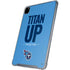 NFL Tennessee Titans Team Motto iPad Pro 12.9in (2020) Clear Case