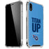 NFL Tennessee Titans Team Motto iPhone XR Clear Case