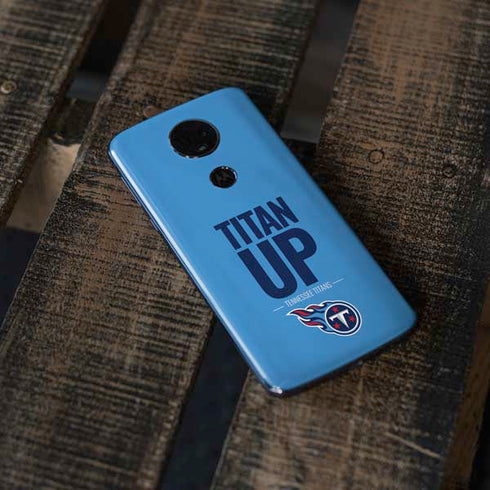 NFL Tennessee Titans Team Motto Moto E5 Plus Skin
