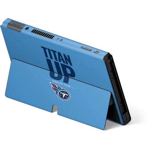 NFL Tennessee Titans Team Motto Nintendo Switch OLED (2021) Skin