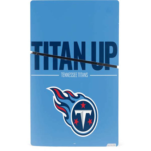NFL Tennessee Titans Team Motto PS5 Slim Digital Edition Console Skin