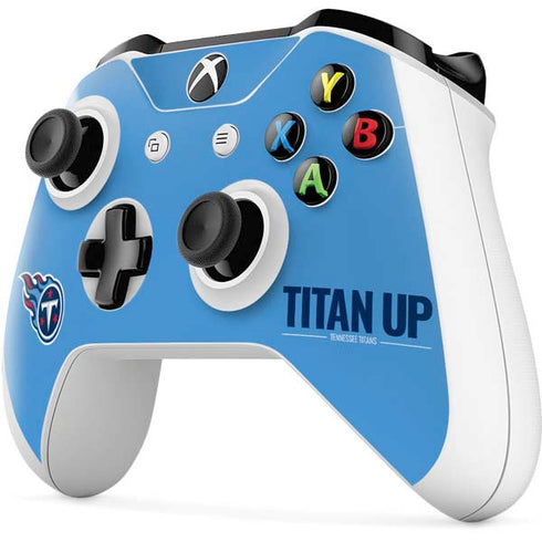 NFL Tennessee Titans Team Motto Xbox One S All-Digital Edition Bundle Skin