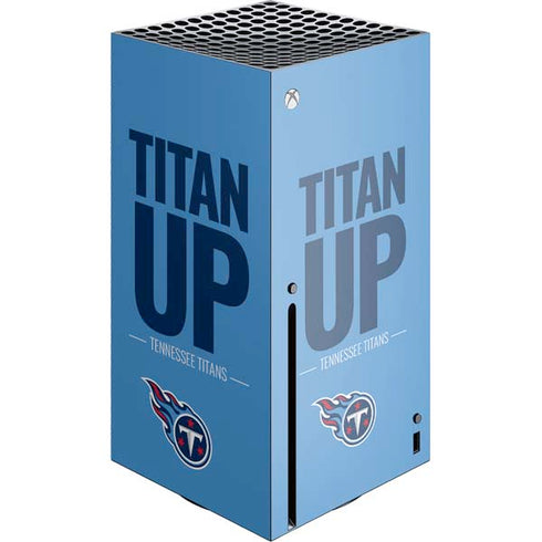 NFL Tennessee Titans Team Motto Xbox Series X Console Skin