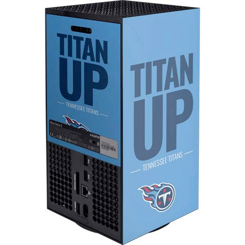 NFL Tennessee Titans Team Motto Xbox Series X Console Skin
