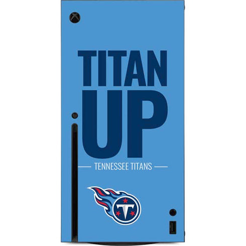 NFL Tennessee Titans Team Motto Xbox Series X Console Skin