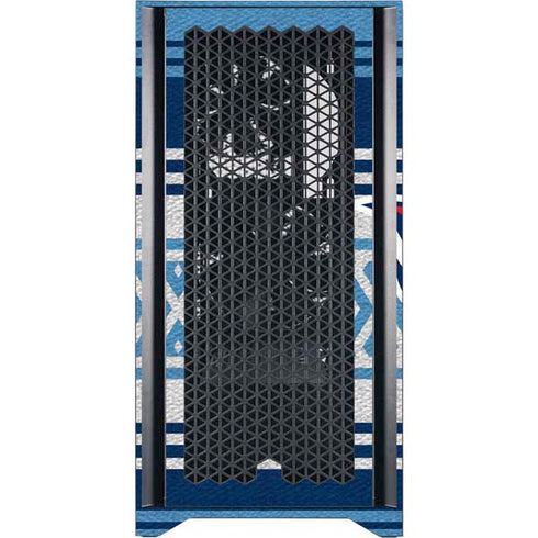 NFL Tennessee Titans Trailblazer Corsair 4000D Tempered Glass Mid-Tower ATX Case Skin