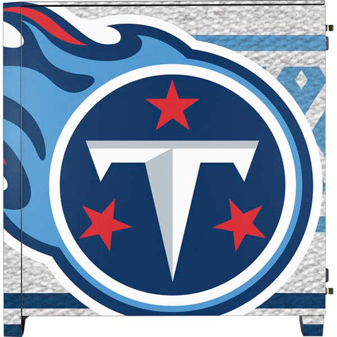 NFL Tennessee Titans Trailblazer Corsair 4000D Tempered Glass Mid-Tower ATX Case Skin