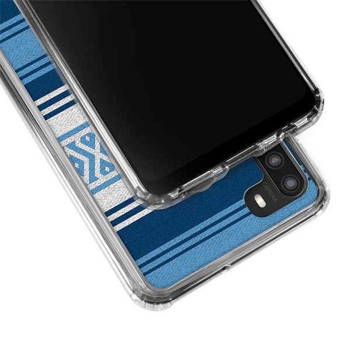 NFL Tennessee Titans Trailblazer Galaxy A21 Clear Case