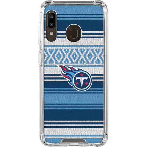 NFL Tennessee Titans Trailblazer Galaxy A30 Clear Case