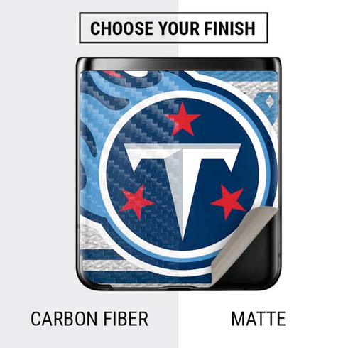 NFL Tennessee Titans Trailblazer Galaxy Z Flip Skin