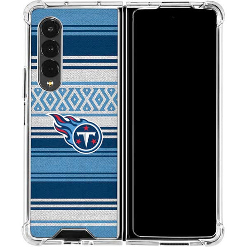 NFL Tennessee Titans Trailblazer Galaxy Z Fold4 5G Clear Case