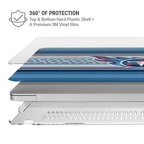 NFL Tennessee Titans Trailblazer MacBook Air 15in (2023-2025) Case plus Skin