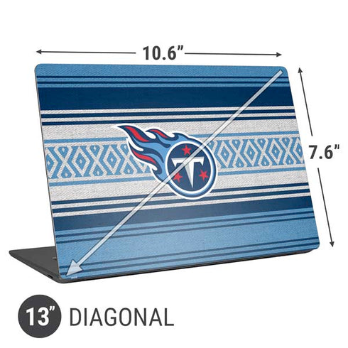 NFL Tennessee Titans Trailblazer Universal Laptop 13in (10.6 x 7.6in) Skin