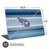 NFL Tennessee Titans Trailblazer Universal Laptop 13in (10.6 x 7.6in) Skin