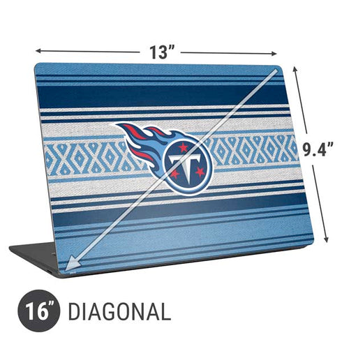 NFL Tennessee Titans Trailblazer Universal Laptop 16in (13 x 9.4in) Skin
