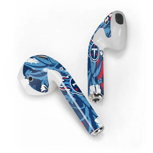 NFL Tennessee Titans Tropical Print Apple AirPods Skin