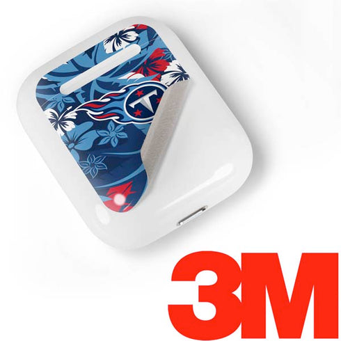 NFL Tennessee Titans Tropical Print Apple AirPods Skin