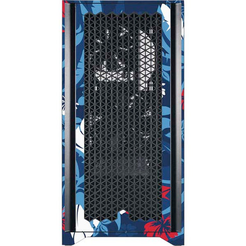 NFL Tennessee Titans Tropical Print Corsair 4000D Tempered Glass Mid-Tower ATX Case Skin